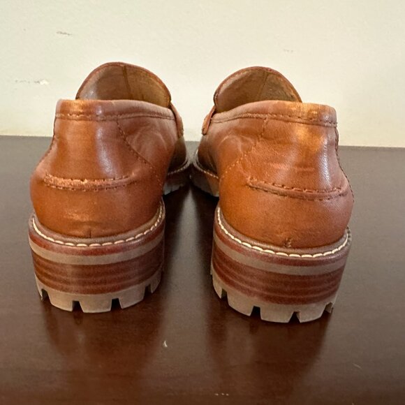 New Madewell Womens 6 Brown The Corinne Loafers Lugsole Style#NE526 Leather - Picture 12 of 16